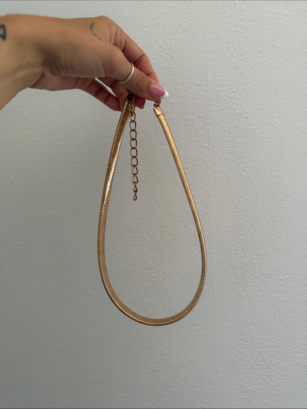 Vintage Gold Flexible Necklace - Women Jewelry